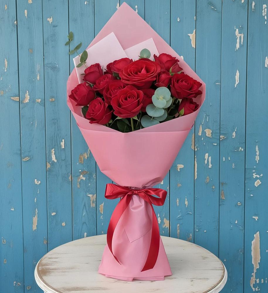 Букет цветов из: Розы в Ташла