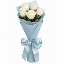 Букет 5 Белых роз Проуд #REPLACE_PRED# Ташла