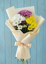 Букет цветов из:  Хризантемы #REPLACE_PRED# Ташла