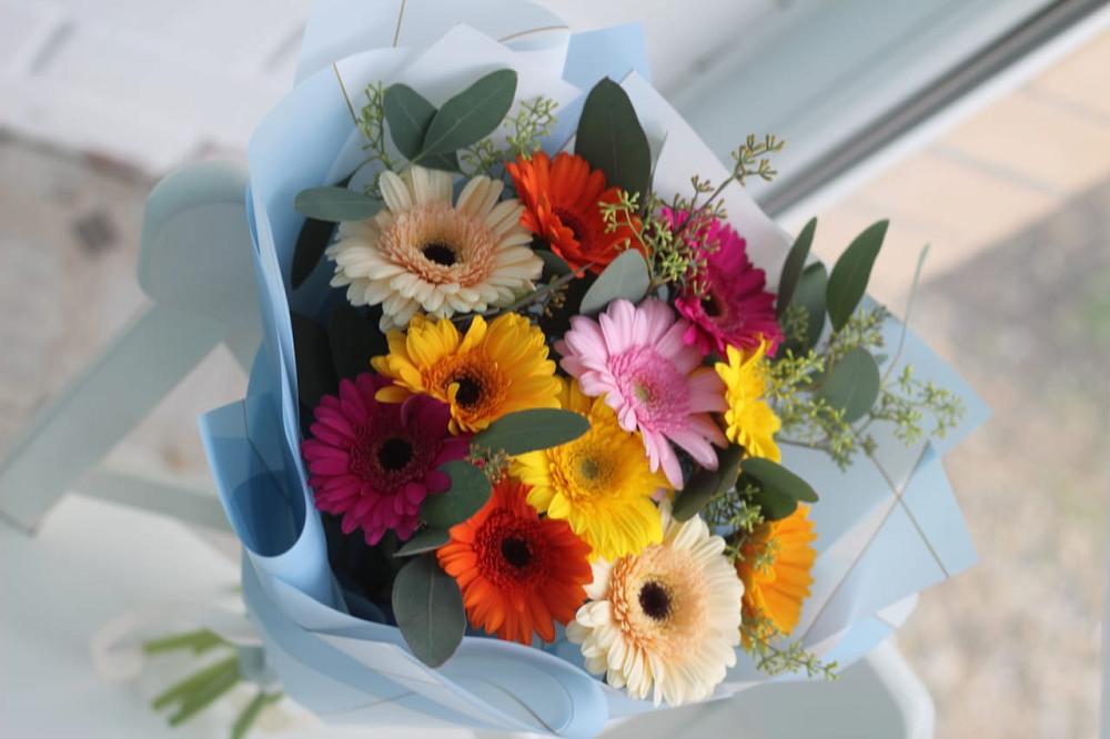 Букет цветов из: Герберы в Ташла