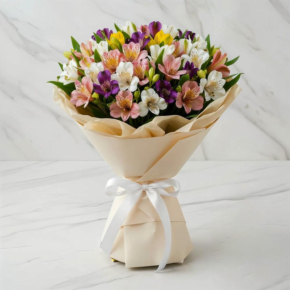 Букет цветов из: Альстромерии в Ташла