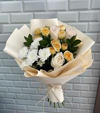 Букет цветов из:  Розы и Хризантемы в Ташла