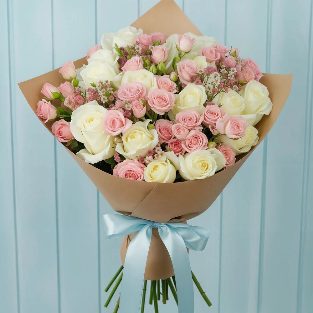 Букет цветов из: Розы в Ташла