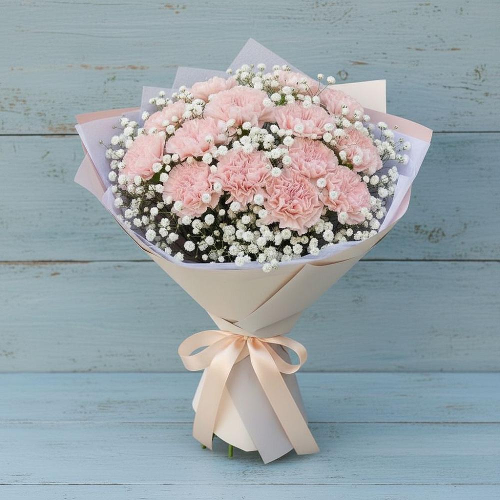 Букет цветов из: Гвоздики в Ташла