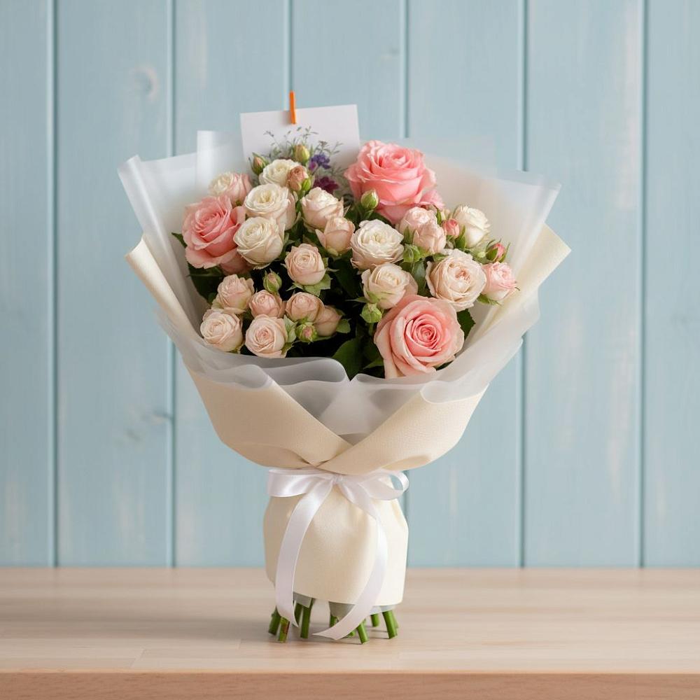 Букет цветов из: Розы в Ташла