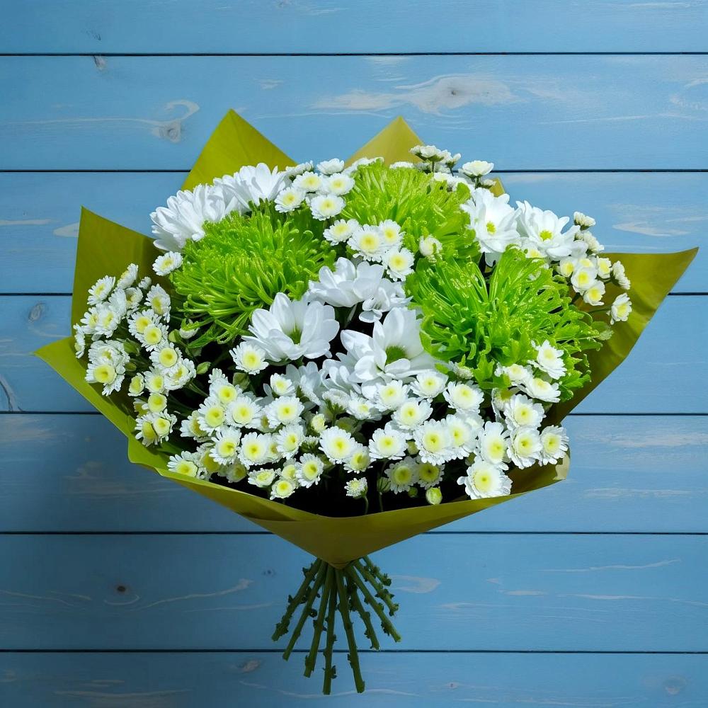 Букет цветов из: Хризантемы в Ташла