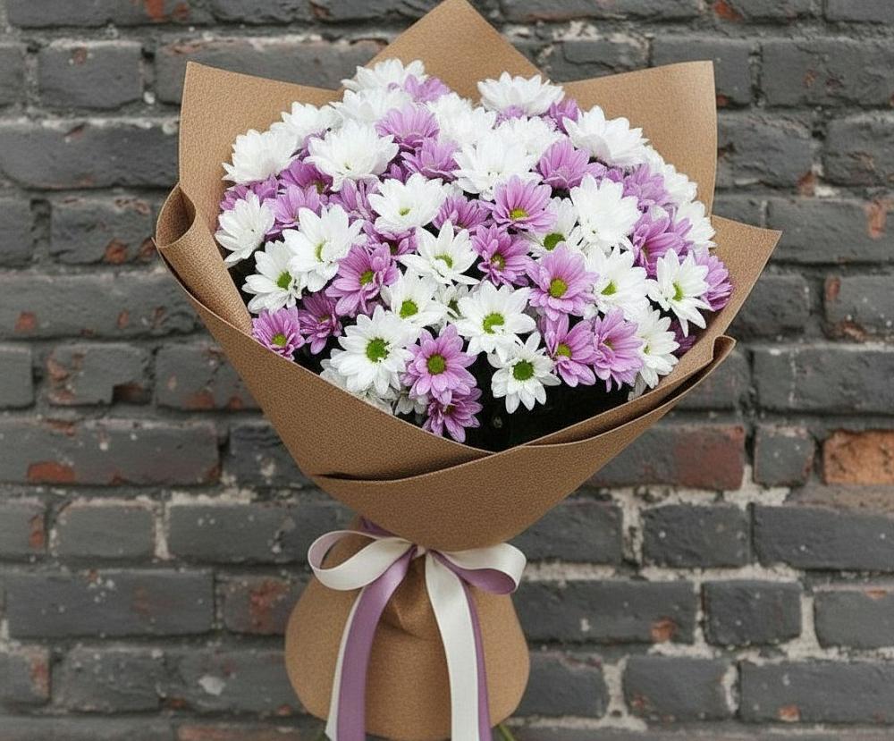 Букет цветов из: Хризантемы в Ташла