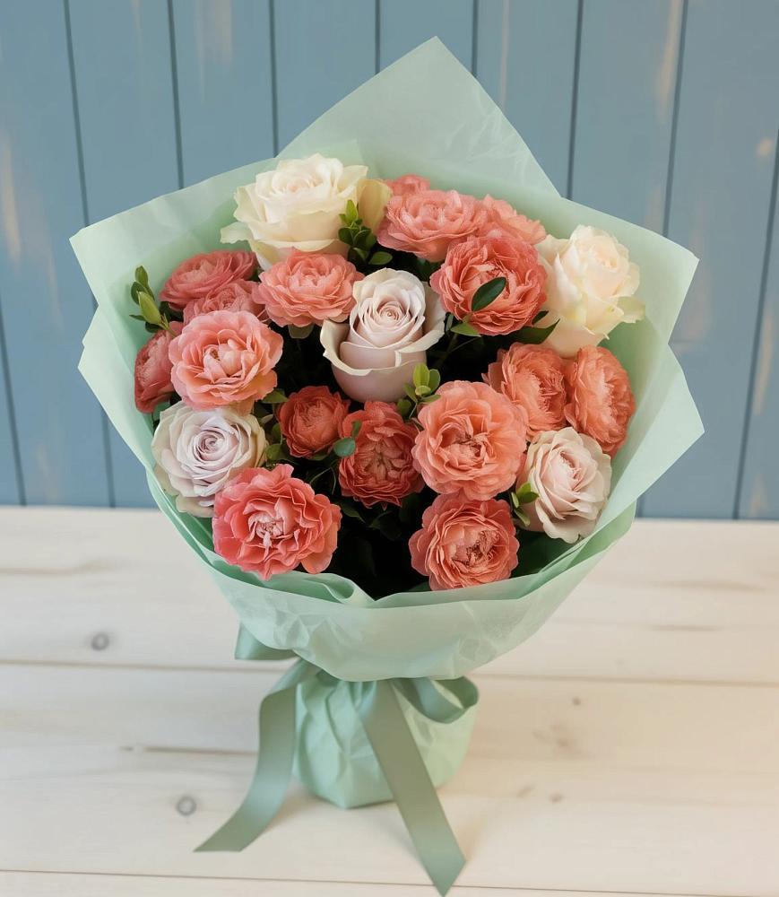 Букет цветов из: Розы в Ташла