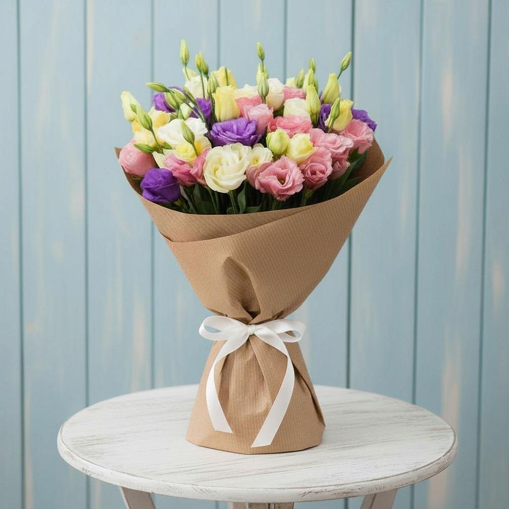 Букет цветов из: Лизиантусы в Ташла