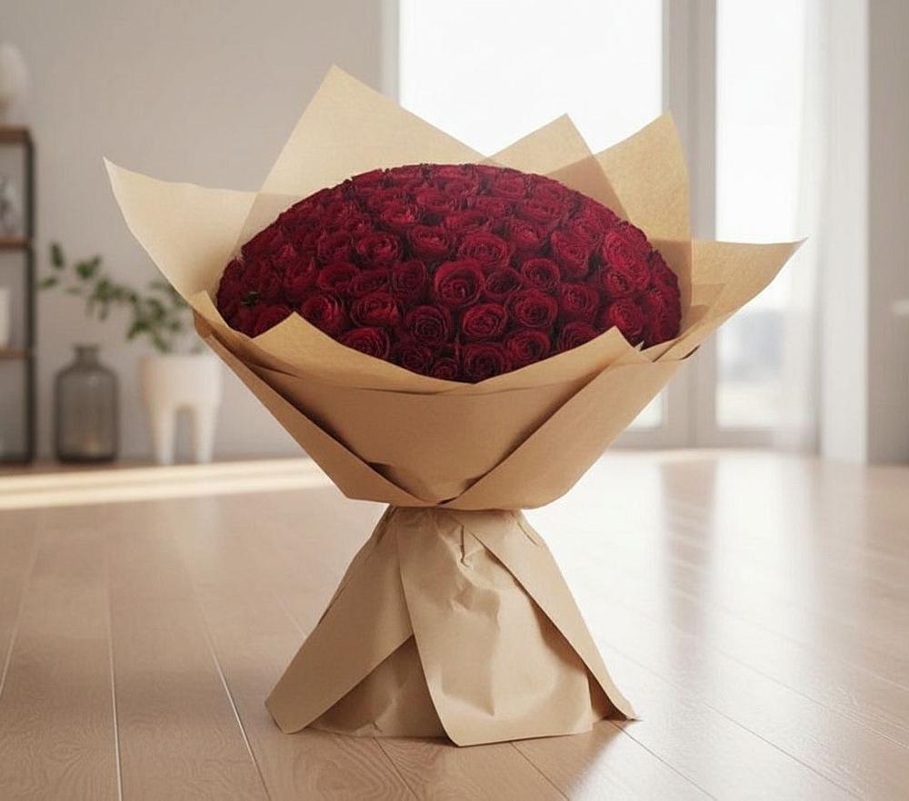 Букет 101 Красная роза в Ташла