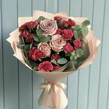 Букет цветов из:  Гвоздики и Розы #REPLACE_PRED# Ташла