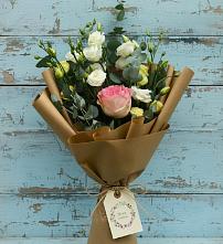 Букет цветов из:  Розы и Лизиантусы #REPLACE_PRED# Ташла