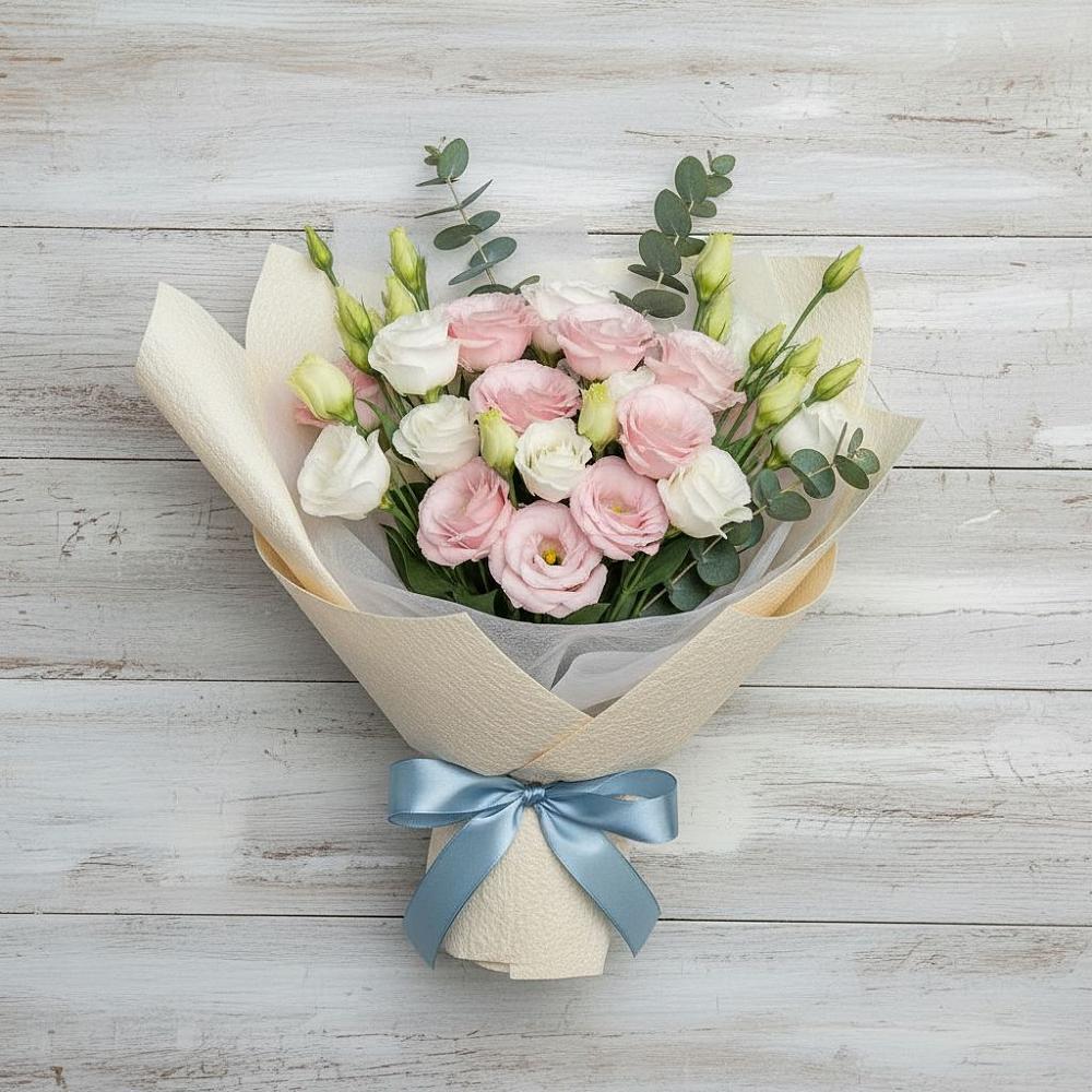 Букет цветов из: Лизиантусы в Ташла